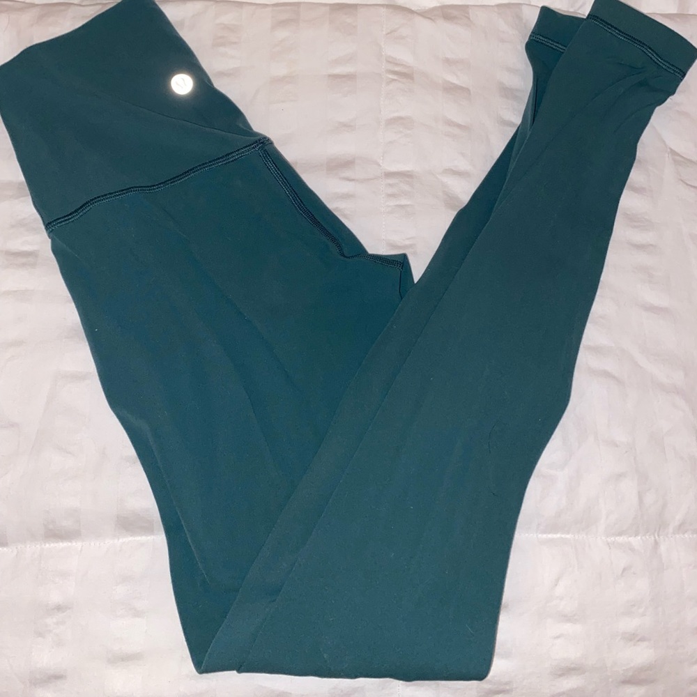 Lulu lemon green/blue leggings